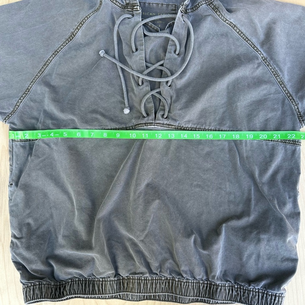 American Eagle Green Cargo Pullover - image 4